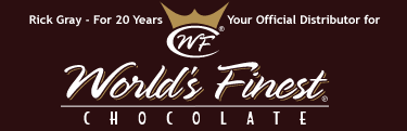 Rick Gray, distributor for World's Finest Chocolate Canada
